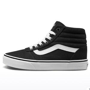 Vans Women’s Ward Hi ‘Black White’ (discontinued style, rare black threading)